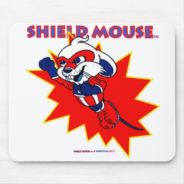 SHIELD MOUSE  "TAKE OFF!"  Mousepad (Front)