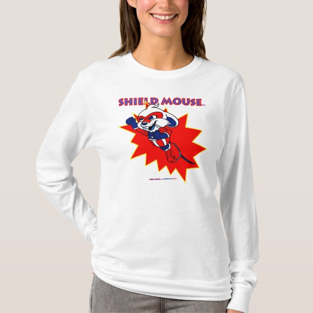 SHIELD MOUSE  "TAKE OFF!" T-Shirt (Front)