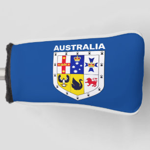 Shield of arms of Australia Golf Head Cover