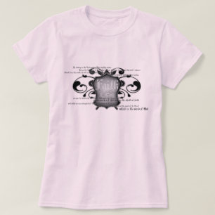Shield of Faith (armour of God) women's t-shirt