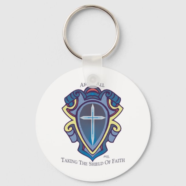 Shield of Faith Keychain (Front)