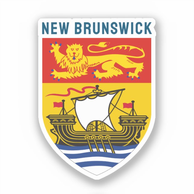 Shield of New Brunswick, Canada (Front)