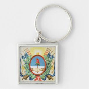 Shield of the Confederation of Argentina Key Ring