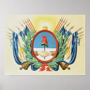 Shield of the Confederation of Argentina Poster