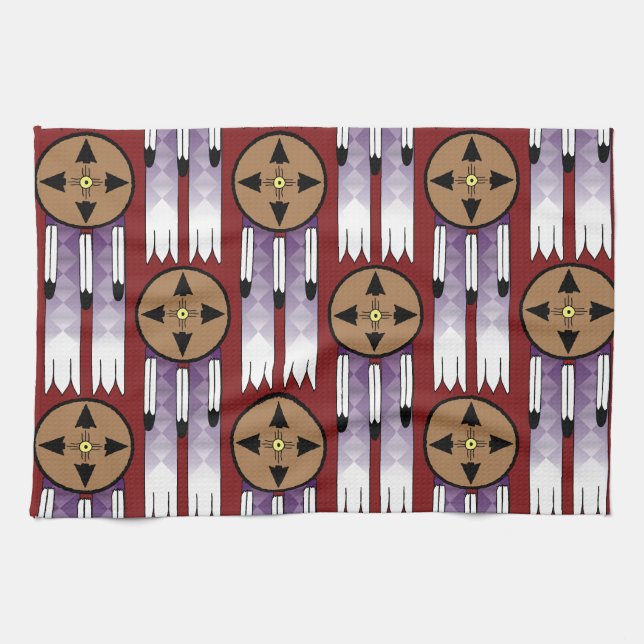 Shield Swatch Tea Towel (Horizontal)