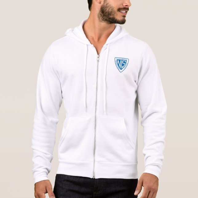 Shield Zip-Front Hoodie (Front)