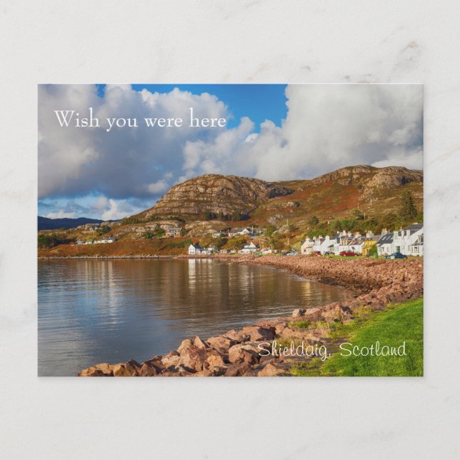 Shieldaig, Scotland Souvenir Postcard (Front)