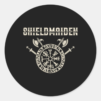 Shieldmaid Valkyrie Shieldmaiden Fan Classic Round Sticker