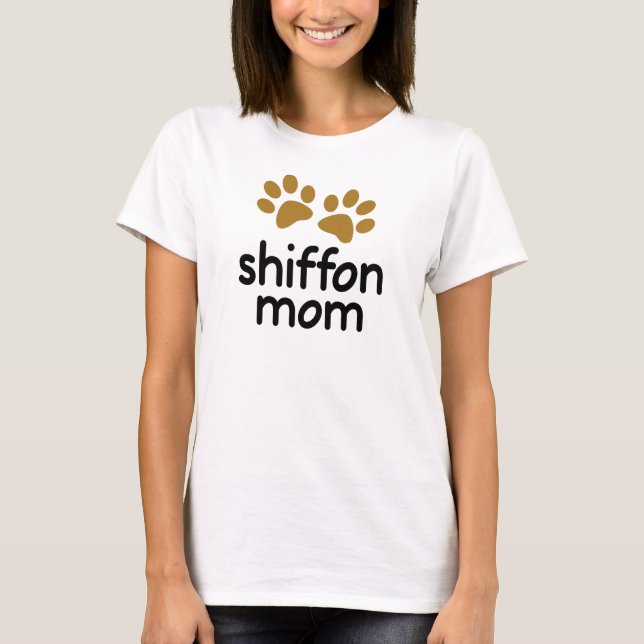 Shiffon Dog Mum Gift T-shirt (Front)