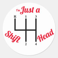Shift Head - Manual Stick Shift Sticker