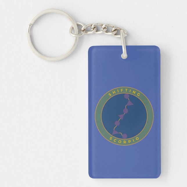 Shifting Scorpio  Keychain (Front)