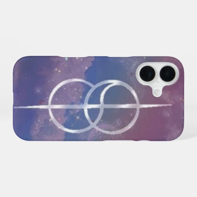 shifting symbol in the clouds phone case (Back Horizontal)