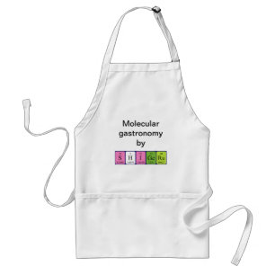 Shigeru periodic table name apron