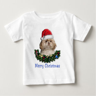 Shih-Tsu Dog Christmas T-Shirt