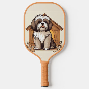 Shih Tzu Art Pickleball Paddle