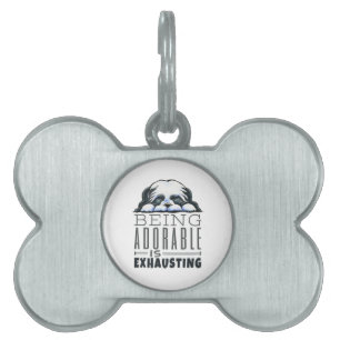 Shih Tzu Being Adorable Pet ID Tag
