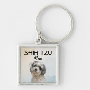 Shih Tzu Best Mum Key Ring