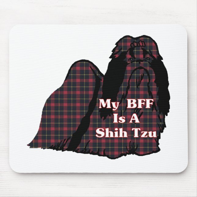 Shih Tzu BFF Gifts Mouse Pad (Front)