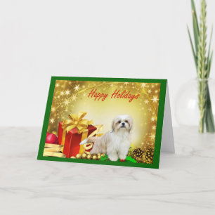 Shih Tzu Christmas Card Gifts