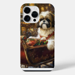 Shih Tzu Christmas Festive Season iPhone 14 Pro Max Case