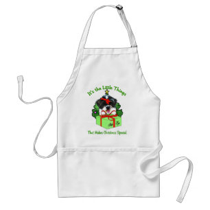 Shih Tzu Christmas Gifts Standard Apron