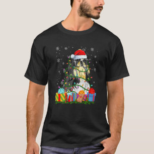 Shih Tzu Christmas Lights Xmas Dog T-Shirt