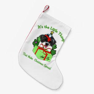 Shih Tzu Christmas Small Christmas Stocking