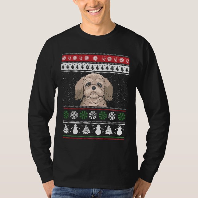 Shih Tzu Christmas T-Shirt (Front)