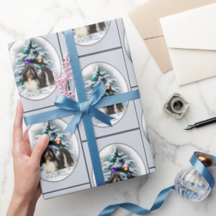 Shih Tzu Christmas Wrapping Paper