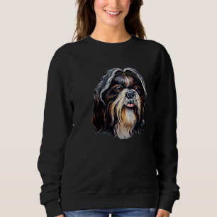 Shih Tzu Cute Shih Tzu For Mum Dad Women And Sweatshirt