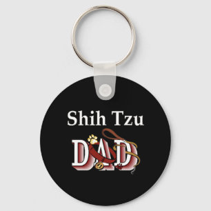 shih tzu dad Keychain