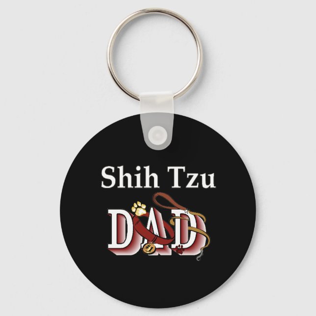 shih tzu dad Keychain (Front)