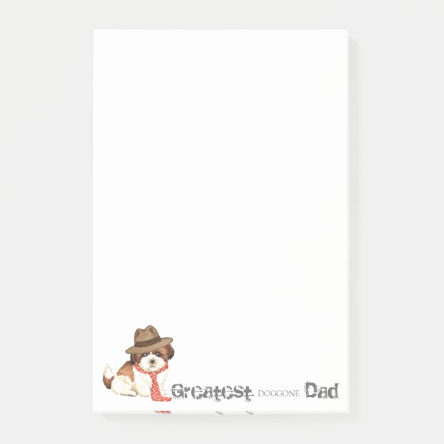 Shih Tzu Dad Post-it Notes (Front)