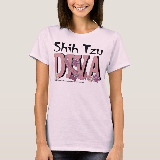Shih Tzu DIVA T-Shirt (Front)