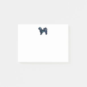 Shih Tzu Dog Breed Silhouette Watercolor Post-it Notes