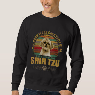 Shih Tzu Dog Breeds Puppies Lap Dogs Men Women Sweatshirt