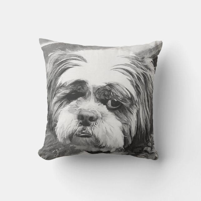 SHIH TZU DOG  CUSHION (Front)