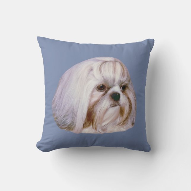 Shih Tzu Dog Customisable Cushion (Front)