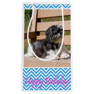 Shih Tzu Dog Happy Birthday Small Gift Bag