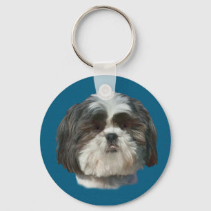 Shih Tzu Dog Keychain