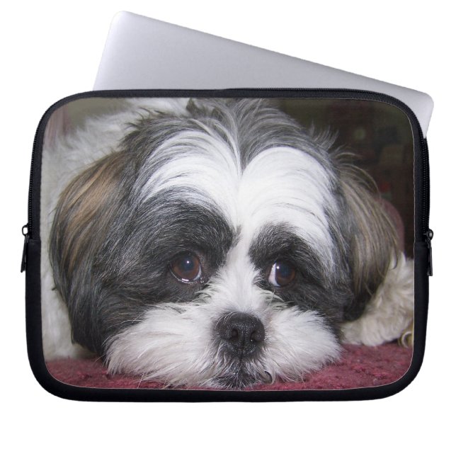 Shih Tzu Dog Laptop Sleeve (Front)