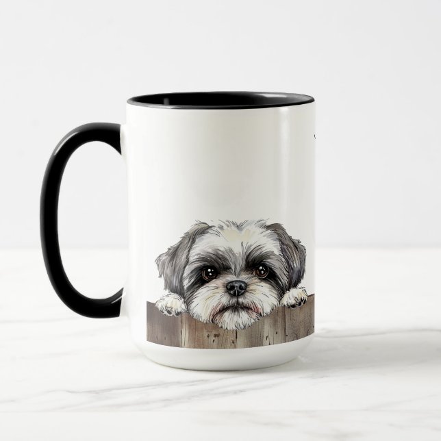 Shih Tzu Dog Mug (Left)