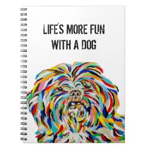 Shih Tzu Dog Notebook 6.5" x 8.75"