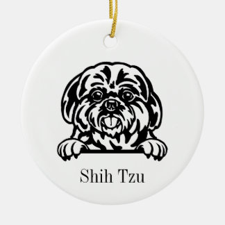 Shih Tzu dog ornament