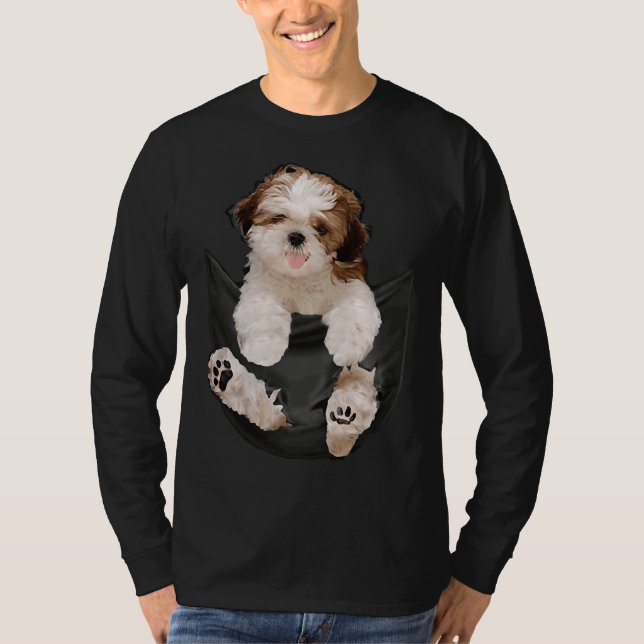 Shih Tzu  Dog Pet Puppy  For Owners Shihtzu Cute D T-Shirt (Front)