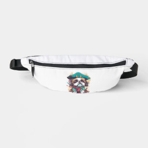 Shih Tzu Dog Pirate Bum Bags