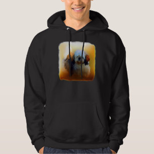 Shih Tzu Dog Portrait Hoodie