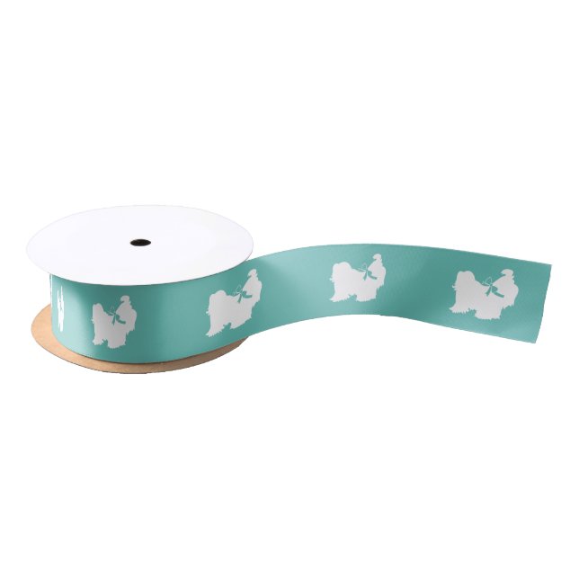 Shih-Tzu Dog Puppy Long Hair Satin Ribbon (Spool)