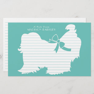 Shih-Tzu Dog Puppy Long Hair Stationery