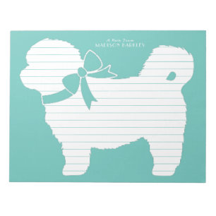 Shih Tzu Dog Puppy Teddy Bear Short Hair Notepad